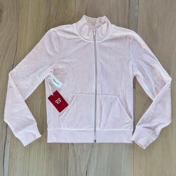 Sunday Best Kiera Pink Aritzia Zip-Up Jacket Size Medium NWT - Picture 1 of 5
